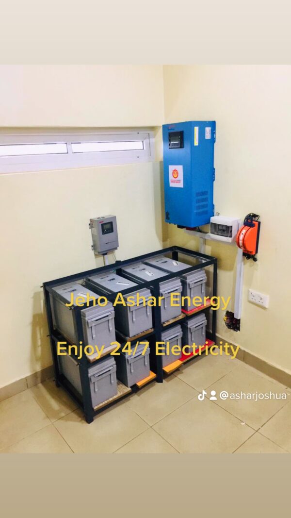 8kva Icellpower Inverter and 19.2kwh Quanta Lead Acid Battery