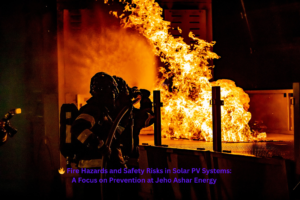 Read more about the article 🔥 Fire Hazards and Safety Risks in Solar PV Systems: A Focus on Prevention at Jeho Ashar Energy Advantage